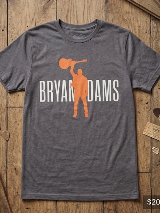 Bryan Adams Other - Bryan Adams Tour Shirt Men’s Size Snall